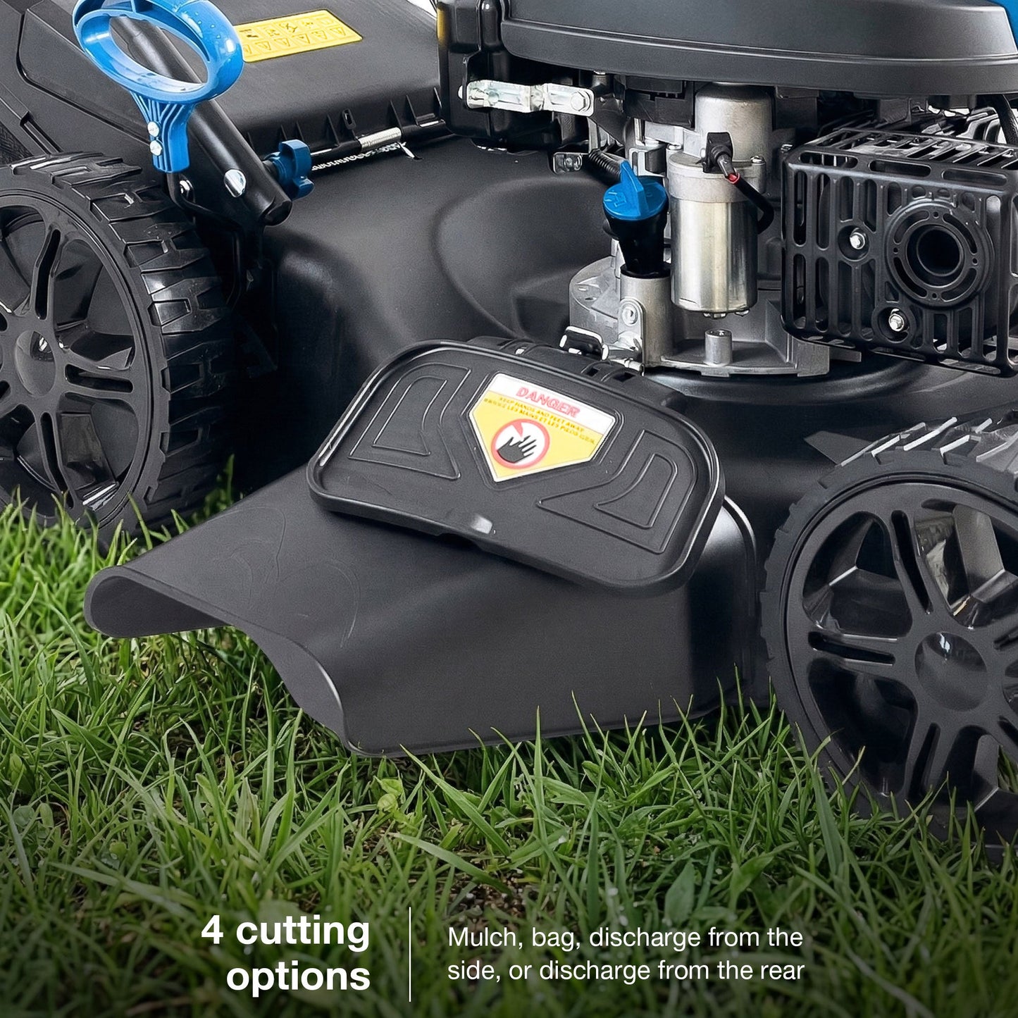 Hyundai HYM20200SPEX petrol lawnmower view 5
