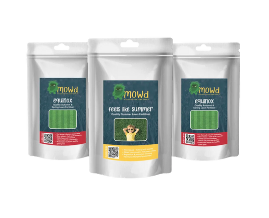 3x Treatments of the Mowd lawn care plan