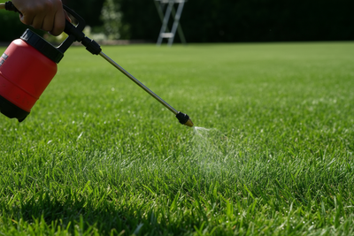 Liquid lawn feeds and treatments