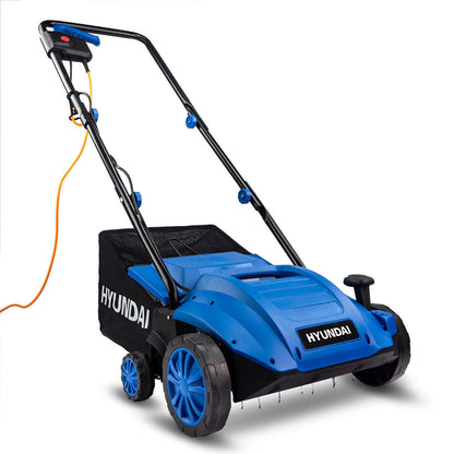 Hyundai HYSC1532E 32cm electric lawn scarifier and aerator