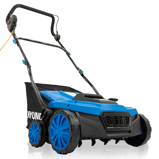 Hyundai HYSC1600E 36cm electric lawn scarifier and aerator