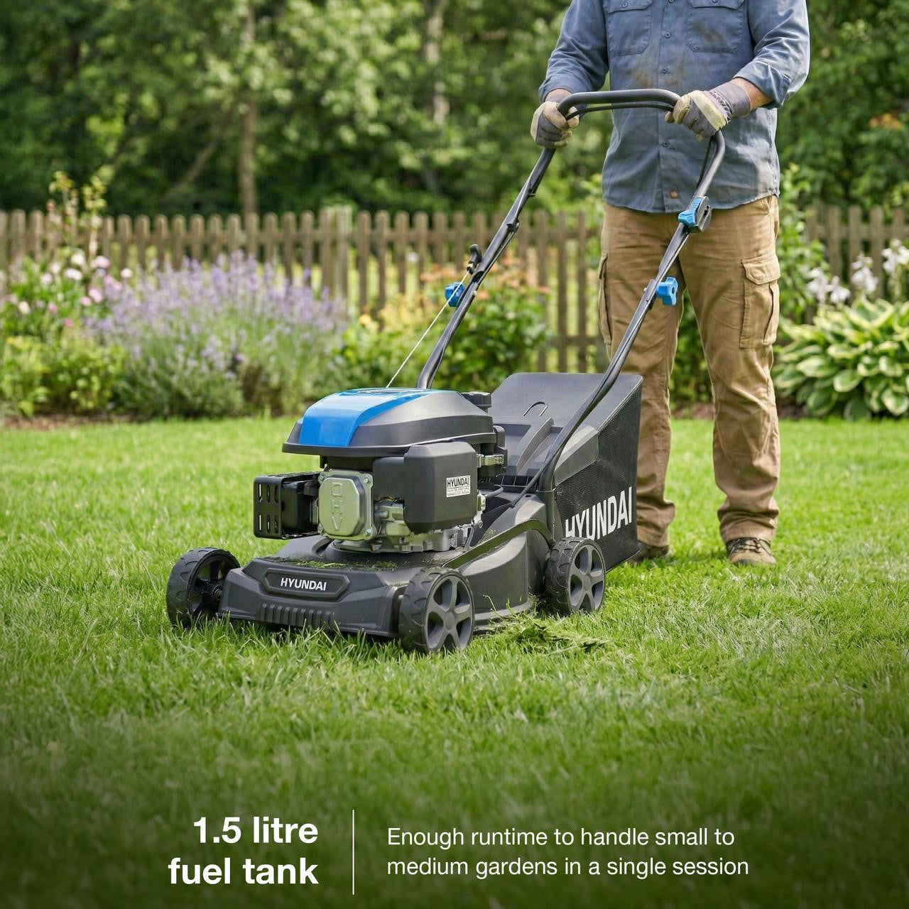Hyundai HYM16130PX 40 litre fabric grass collection bag