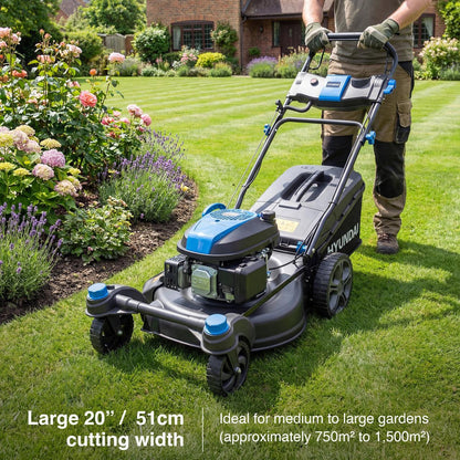 Hyundai HYM20200SPEZX petrol lawnmower view 3