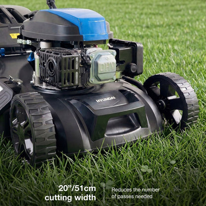 Hyundai HYM20200SPEX petrol lawnmower view 3