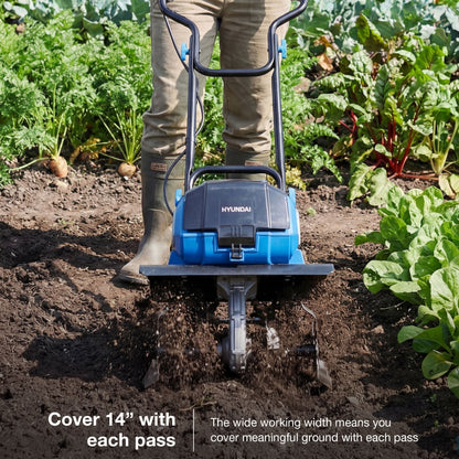 Hyundai HY40CT36 cordless tiller view 2