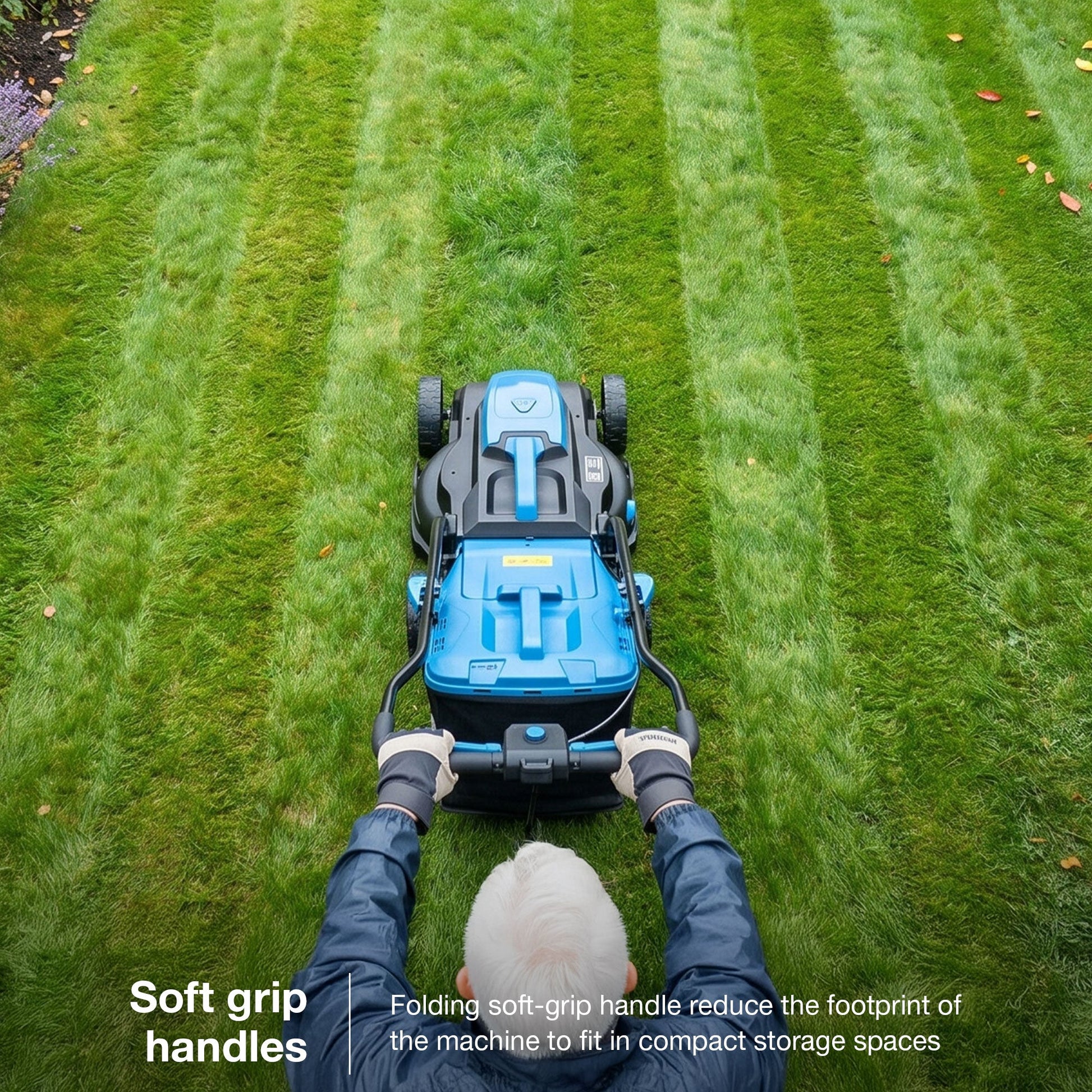 Hyundai HY20CLM33 cordless lawnmower view 4