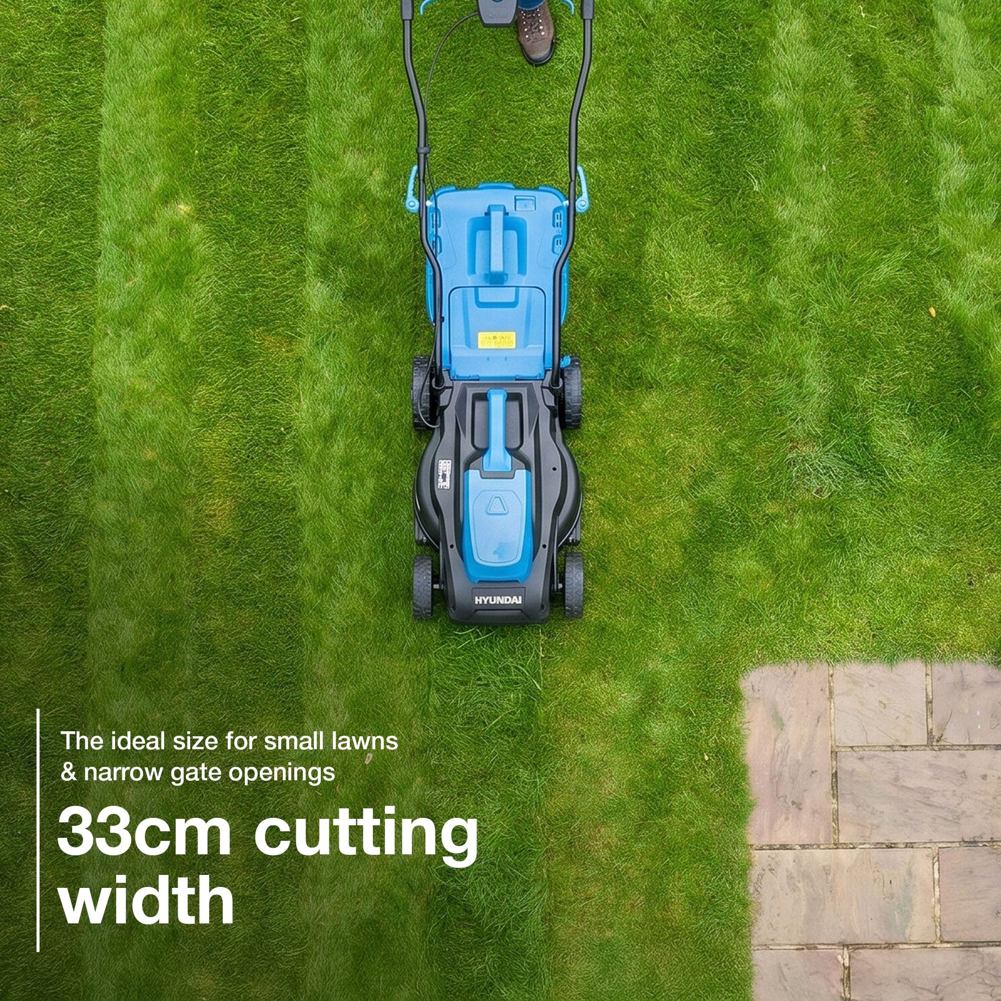 Hyundai HY20CLM33 cordless lawnmower view 5