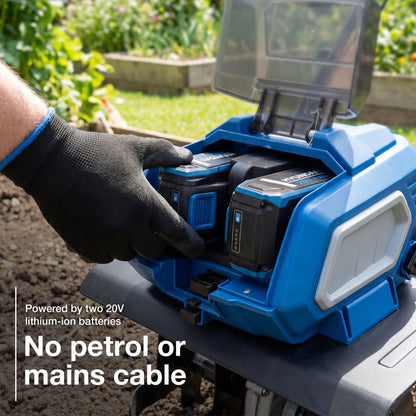 Hyundai HY40CT36 cordless tiller view 4