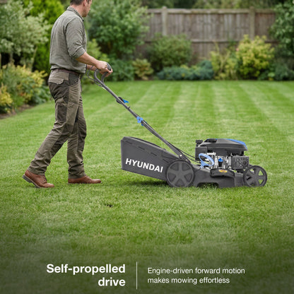 Hyundai 17" / 43cm Self-Propelled Petrol Lawnmower (HYM17150SPX) view 3
