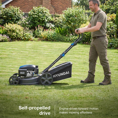 Hyundai 18" / 46cm Self-Propelled Petrol Lawnmower (HYM18150SPX) – view 5