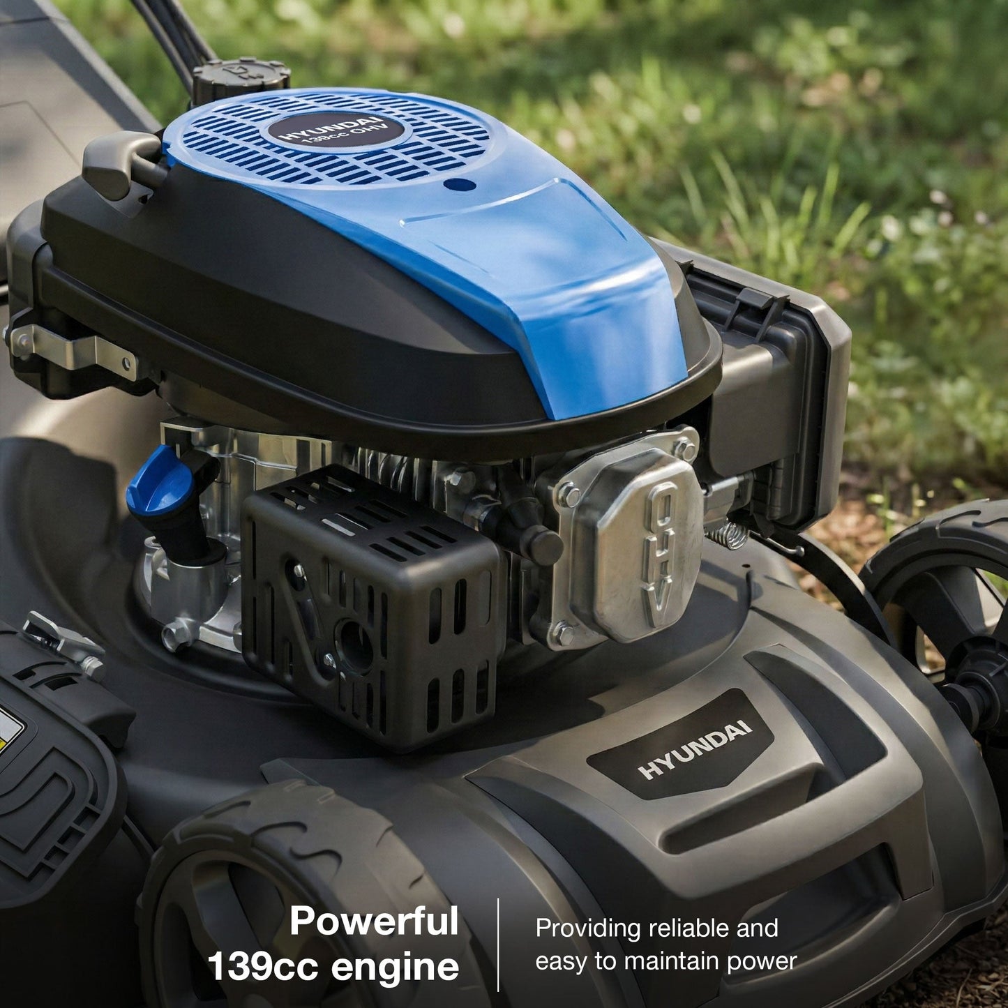 Hyundai 18" / 46cm Self-Propelled Petrol Lawnmower (HYM18150SPX) – view 6