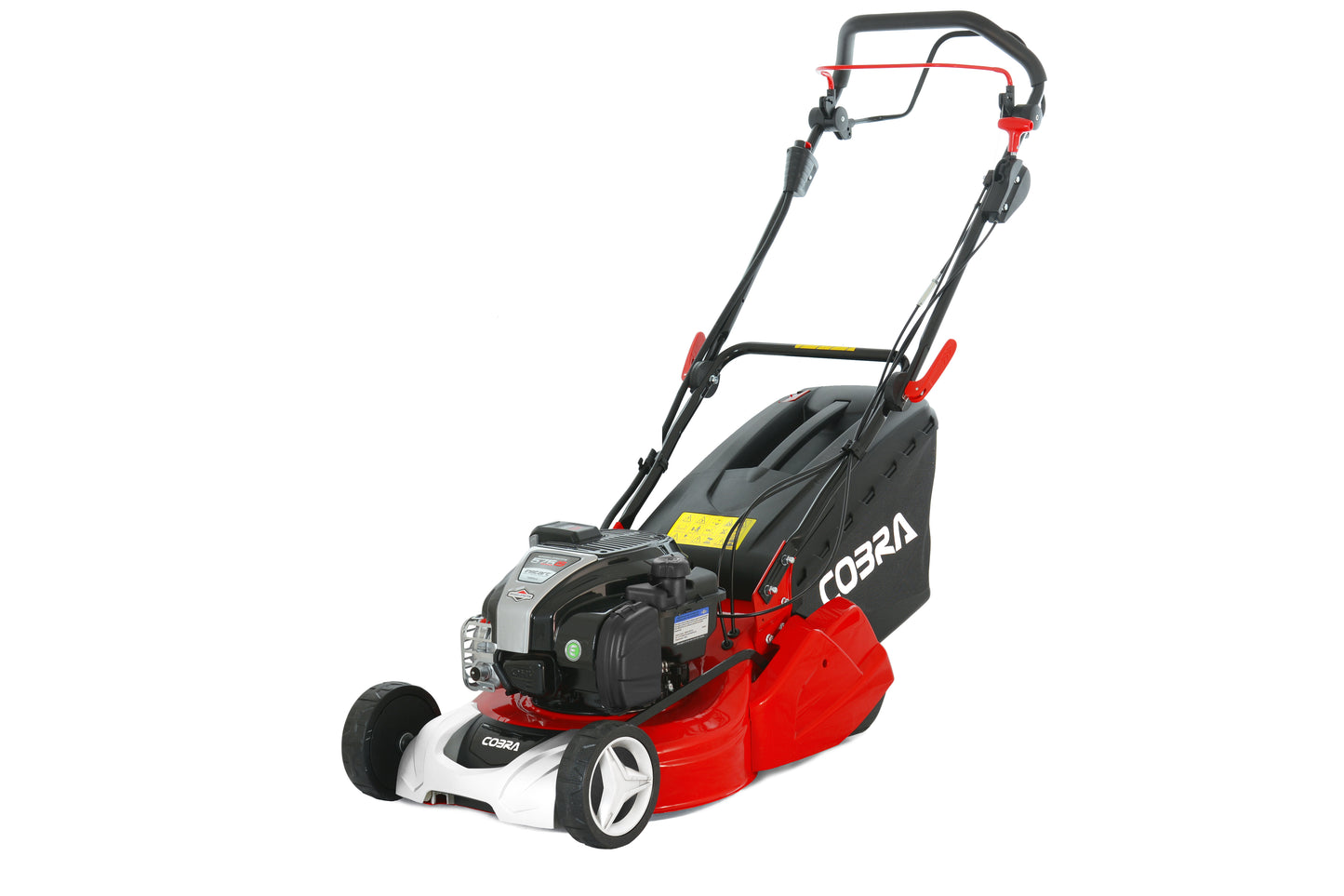 Cobra RM433SPBI 17-inch petrol self-propelled lawnmower with rear roller