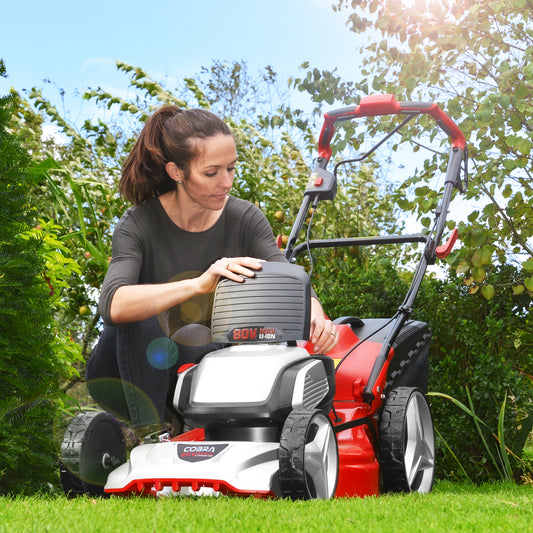 Cobra MX51S80V Twin 40v Li-Ion 3 in 1 Lawnmower