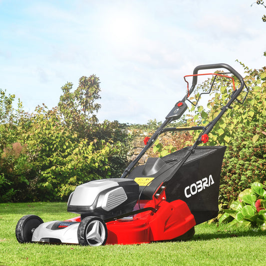 Cobra RM43SP80V 17" Twin 40v Li-Ion Lawnmower with Roller