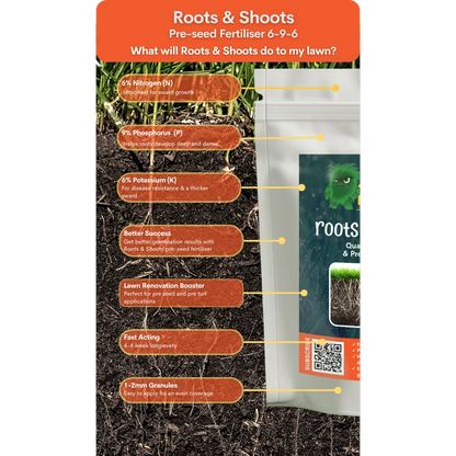 Roots & Shoots Pre-Seed Fertiliser 6-9-6