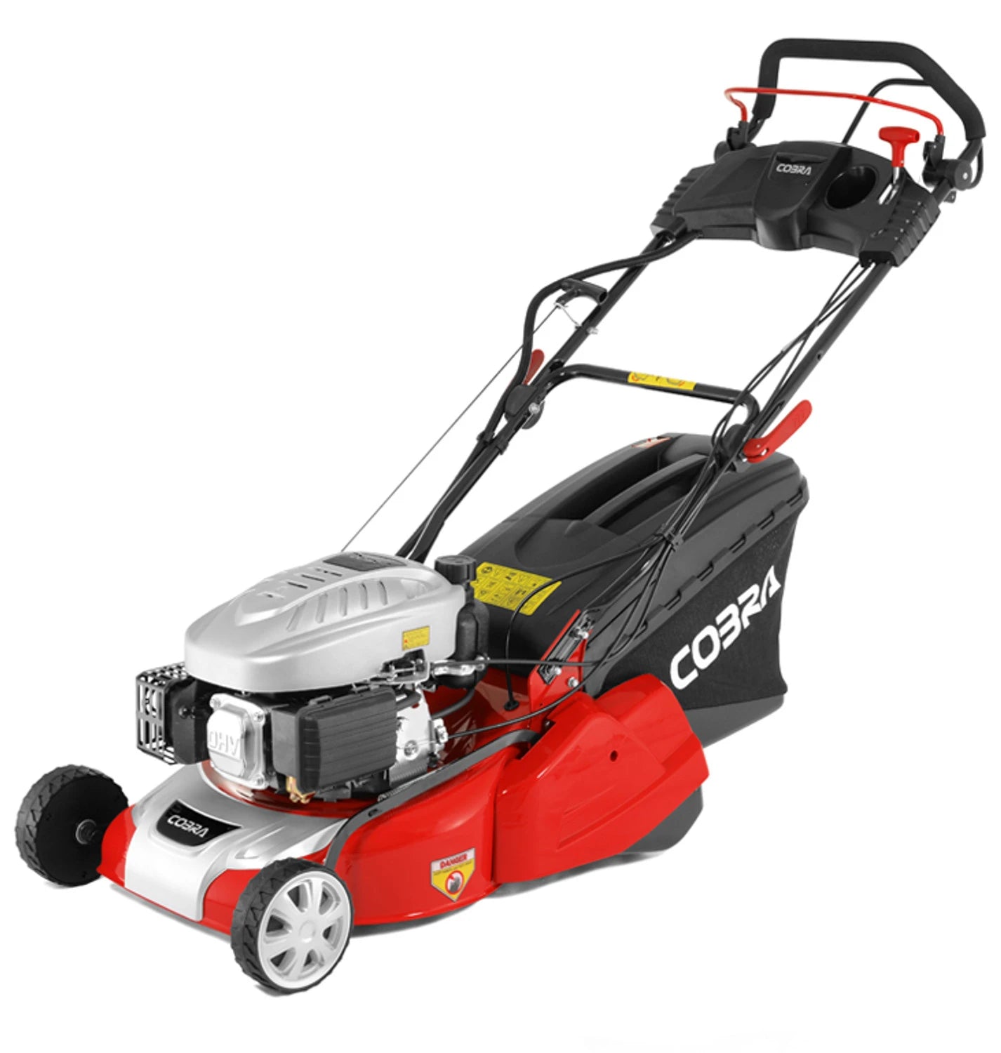 Cobra RM40SPCE 16" Electric Start Petrol Powered Self Propelled Rear Roller Lawnmower