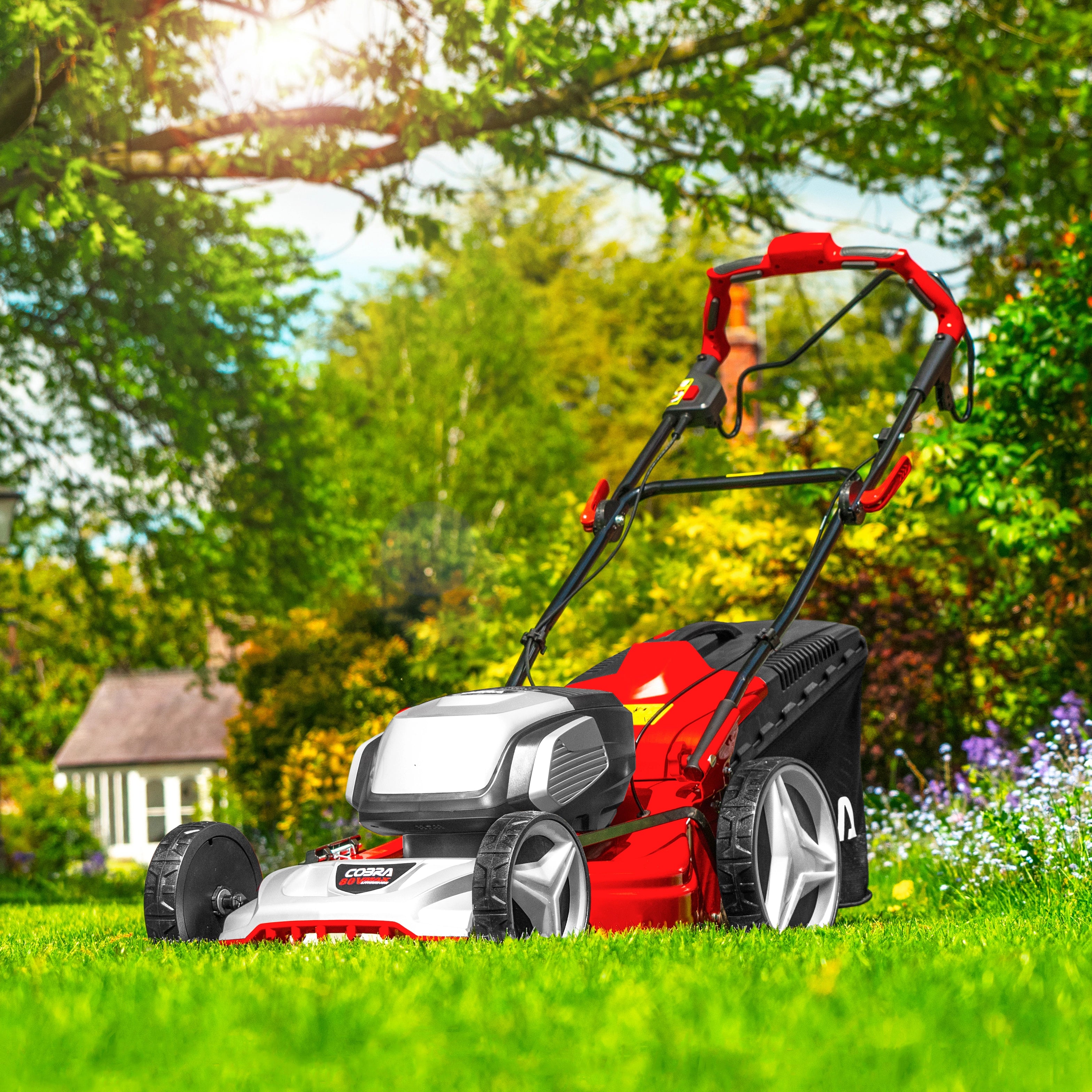 Cobra MX51S80V Twin 40v Li-Ion 3 in 1 Lawnmower