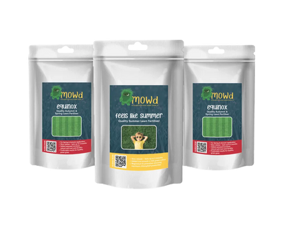 3x Treatments of the Mowd lawn care plan