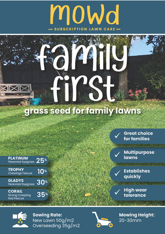 Rye Not hard-wearing 100% perennial ryegrass lawn seed