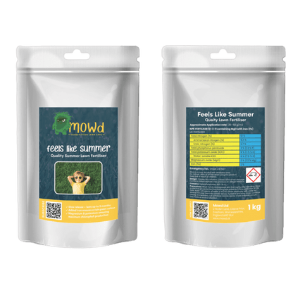 Mowd Feels like Summer - Summer Lawn Feed Front and Back Packaging