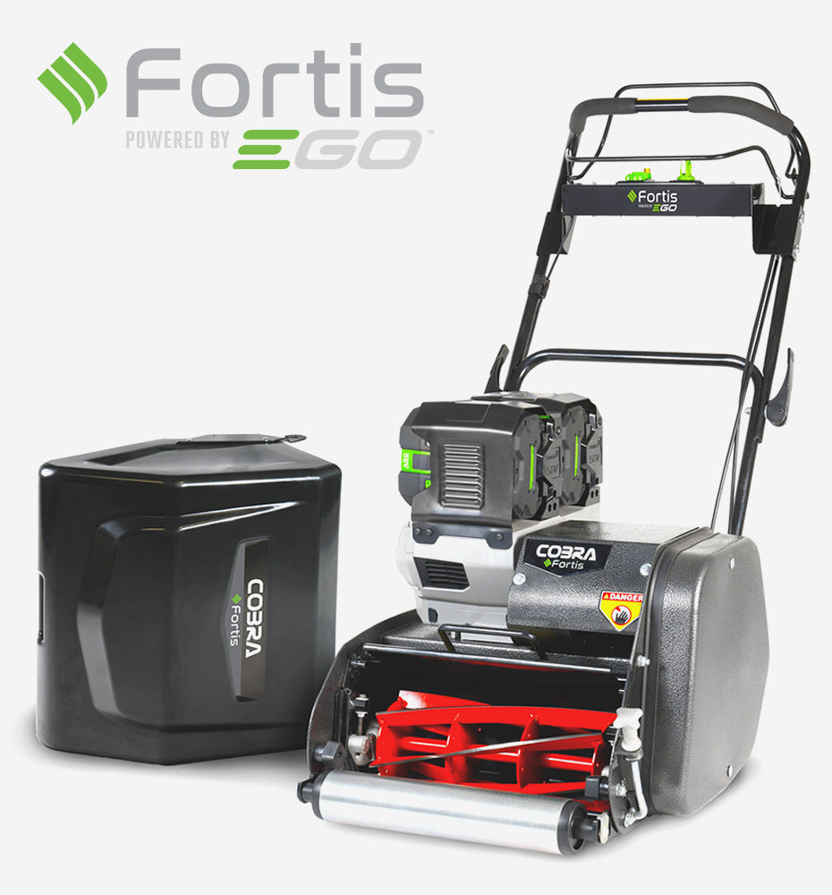 Cobra Fortis 14E cordless EGO battery cylinder lawnmower