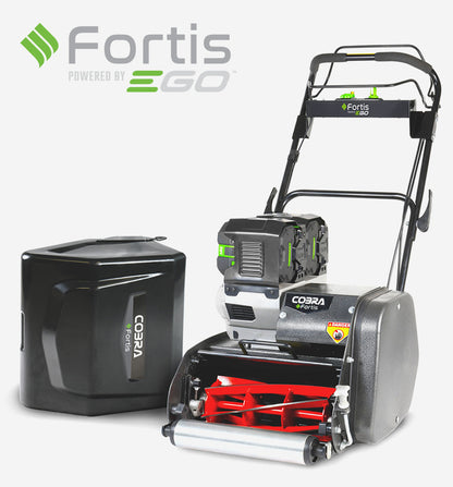 Cobra Fortis 14E cordless EGO battery cylinder lawnmower