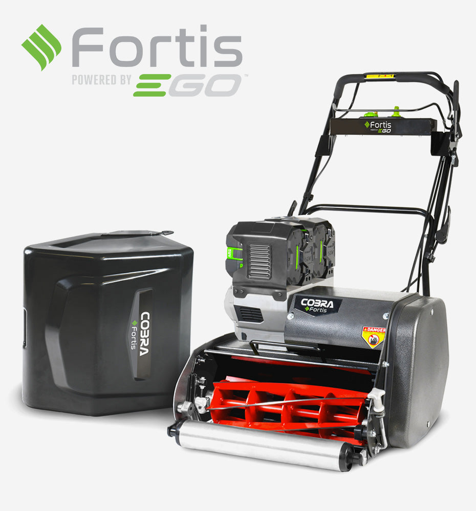 Cobra Fortis 17E cordless EGO battery cylinder lawnmower