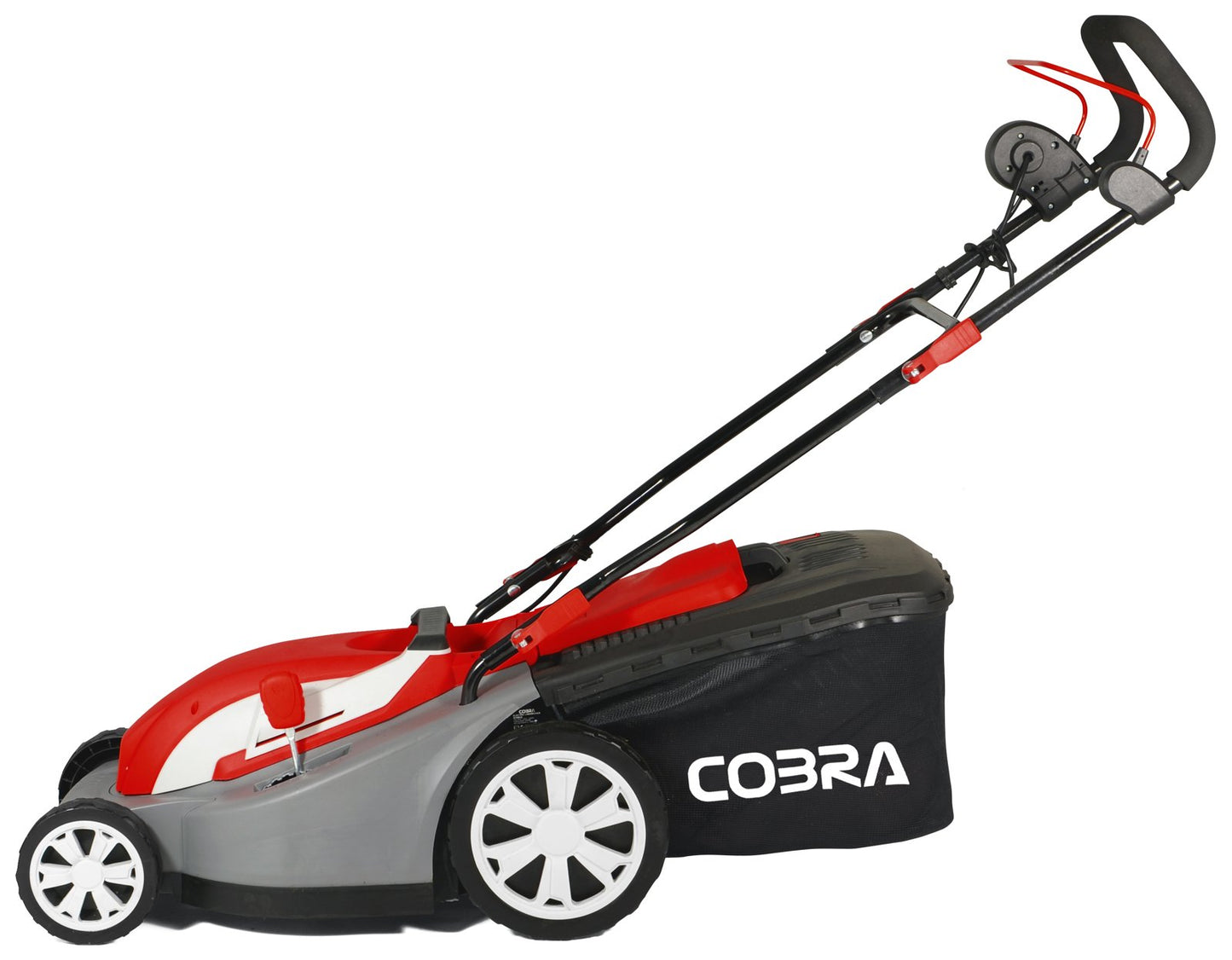 Cobra GTRM34 electric lawnmower, side view