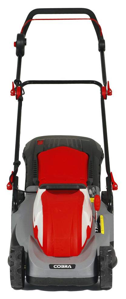 Cobra GTRM43 electric lawnmower, front view