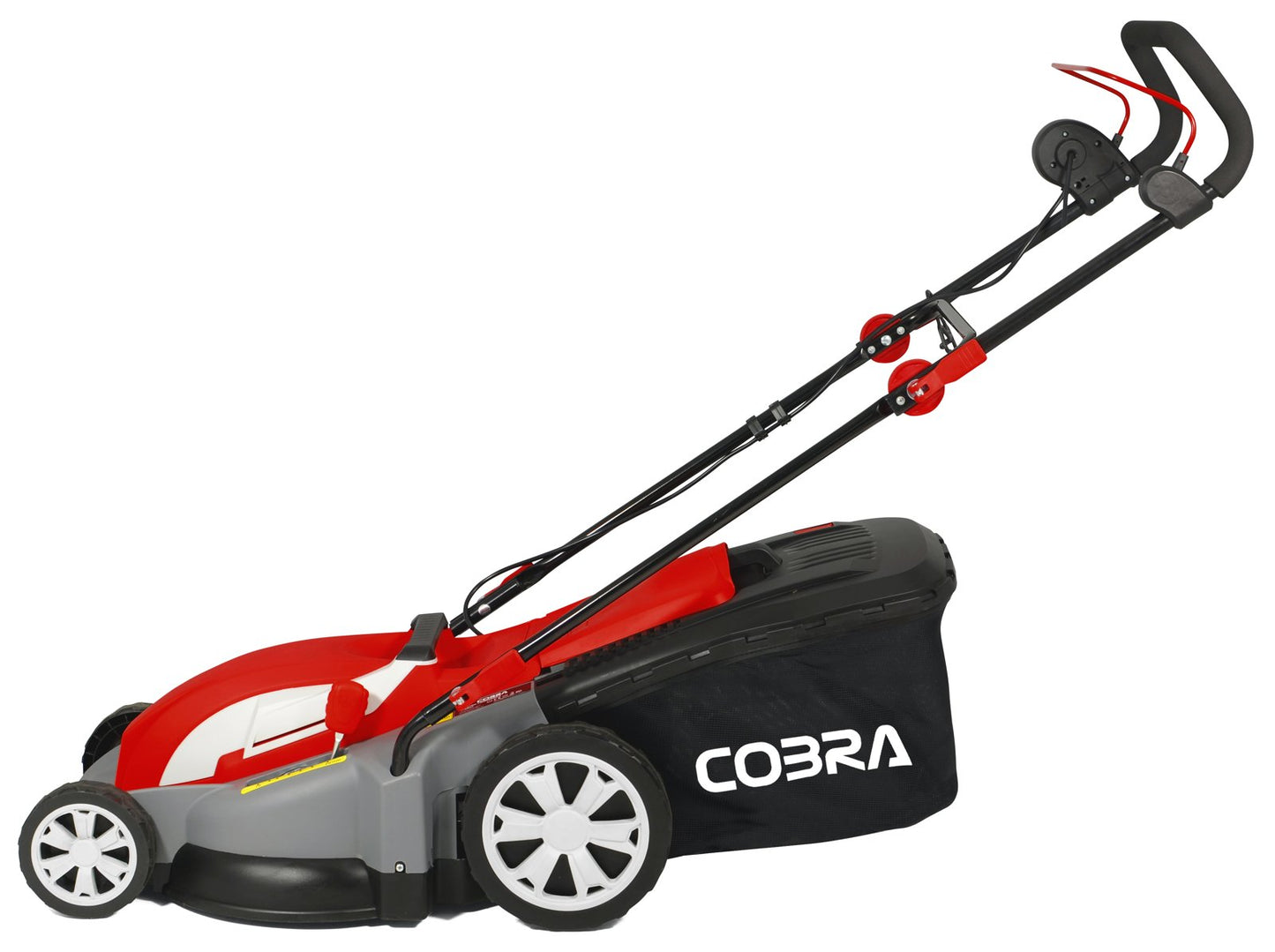 Cobra GTRM43 electric lawnmower, side view