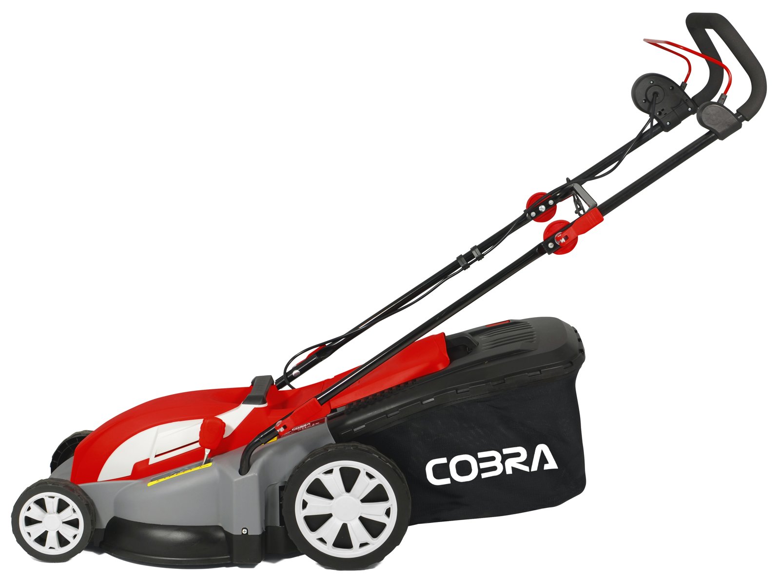 Cobra GTRM43 electric lawnmower, side view