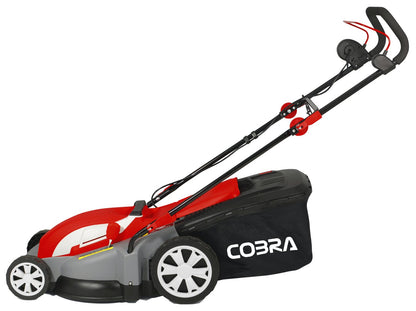 Cobra GTRM43 electric lawnmower, side view