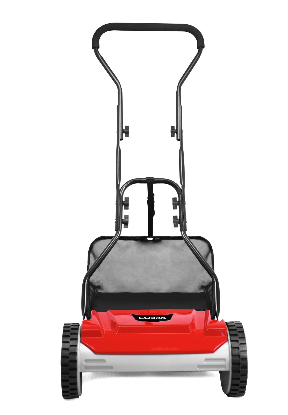 Cobra HM381 push cylinder lawnmower, front view