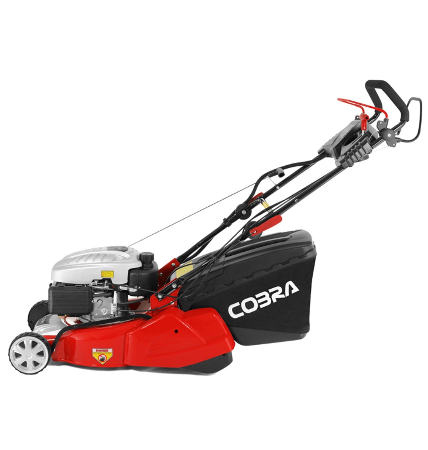 Cobra RM40SPCE 16" Electric Start Petrol Powered Self Propelled Rear Roller Lawnmower