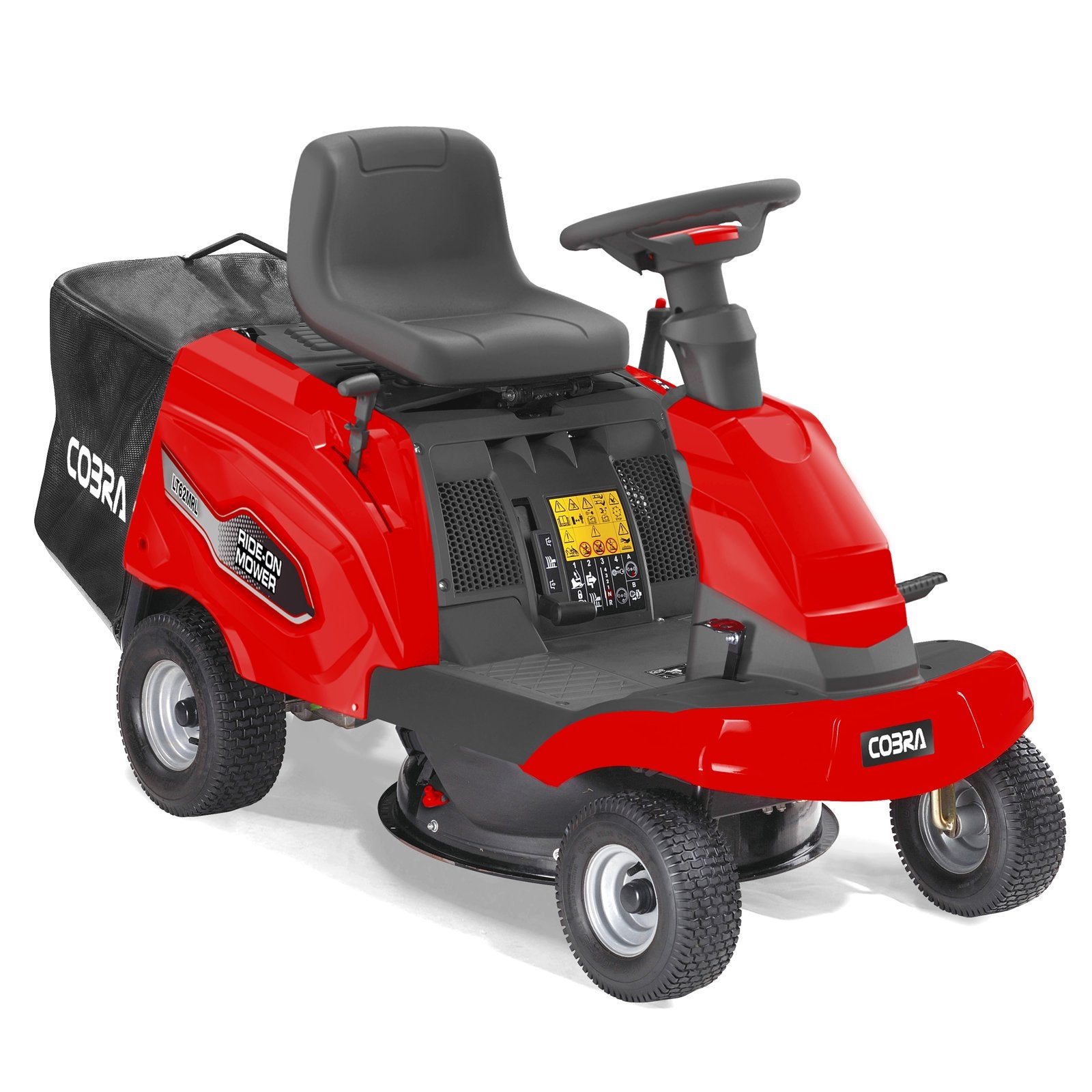 Cobra LT62HRL petrol ride-on mower with rear grass collector